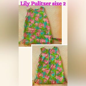 Lily Pulitzer shift dress EUC size 2